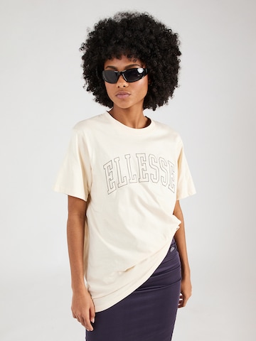 ELLESSE T-shirt 'Silvestri' i beige: framsida