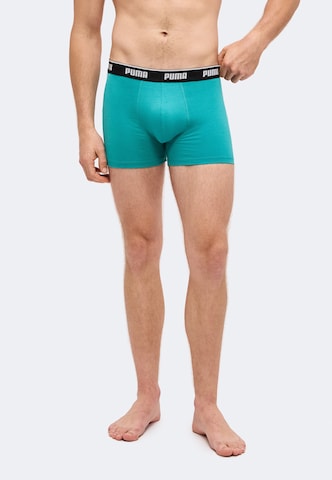 PUMA - Boxers 'EVERYDAY' em azul: frente