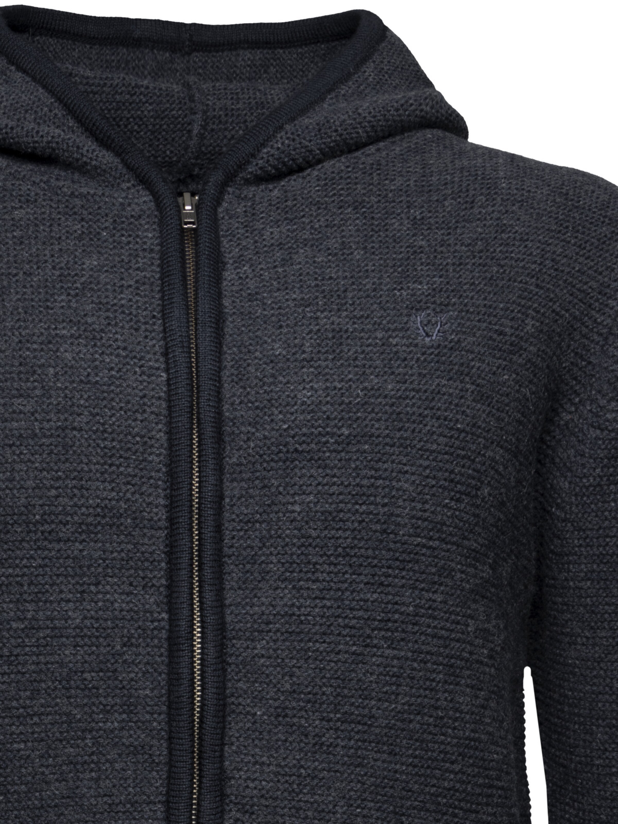 Krüger Buam Knit cardigan ' Leopold ' in Blue