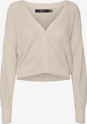 VERO MODA Knit cardigan 'Lexsun' in Beige: front