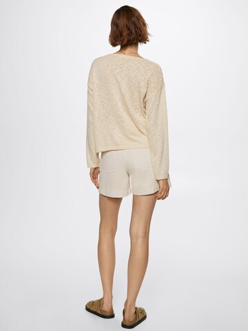 MANGO Pullover in Beige