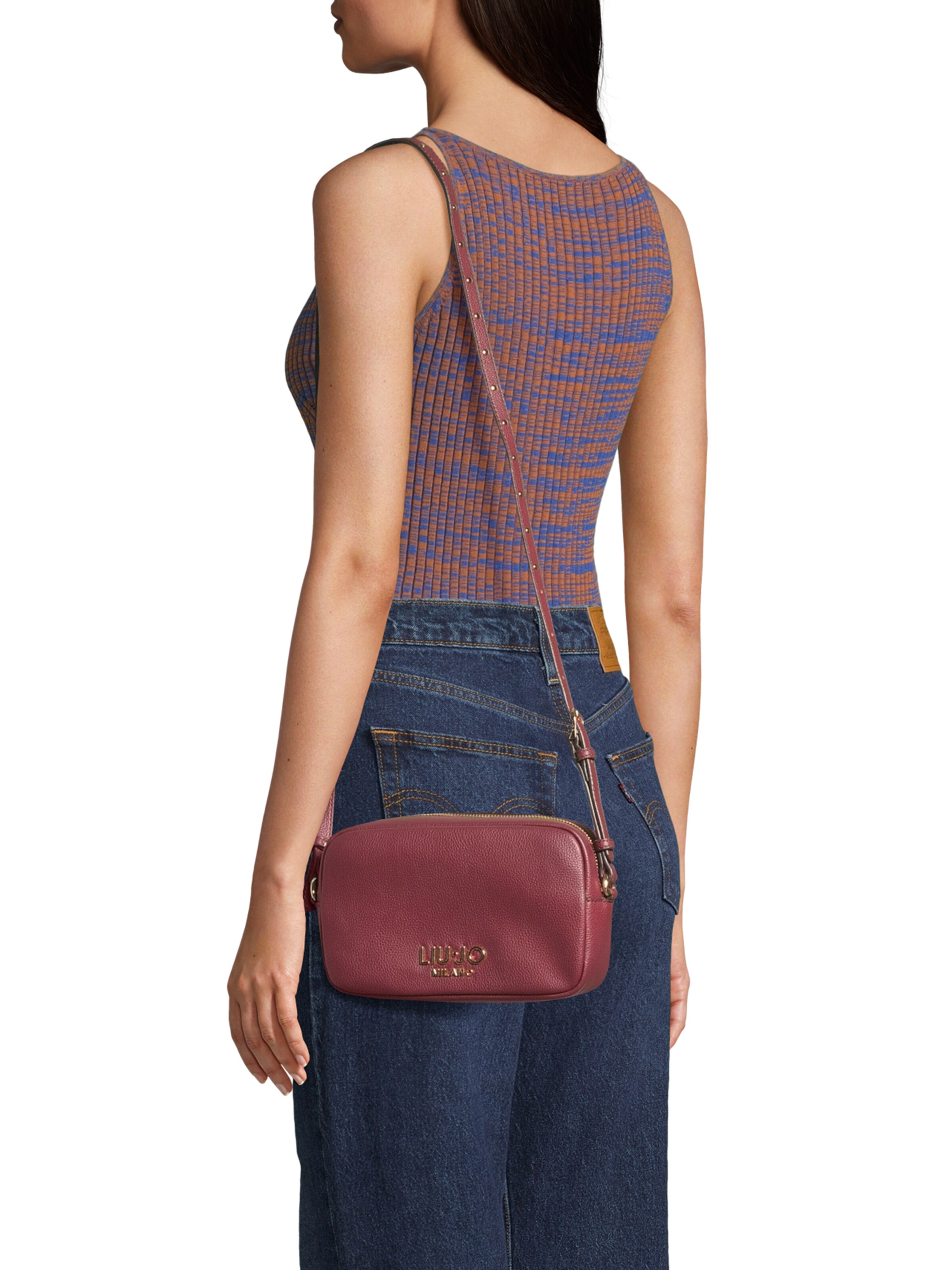 Liu Jo Schoudertas 'ECS' in Rood: voorkant