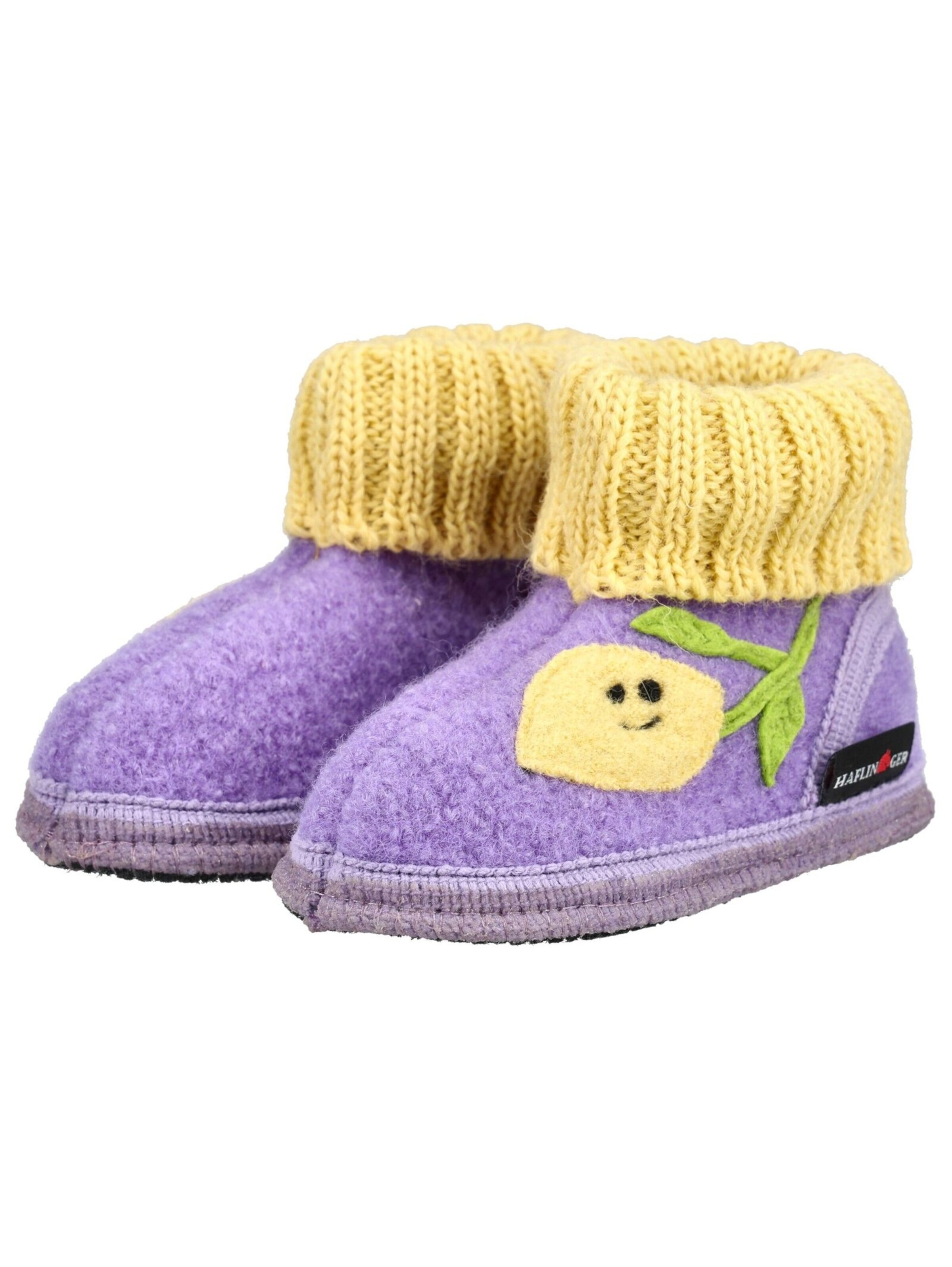 HAFLINGER Huisschoenen in Lila
