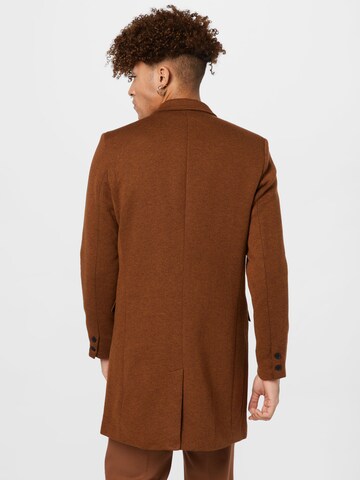 Only & Sons Between-Seasons Coat 'Julian' in Brown