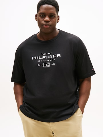 Tommy Hilfiger Big & Tall Koszulka w kolorze czarny: przód