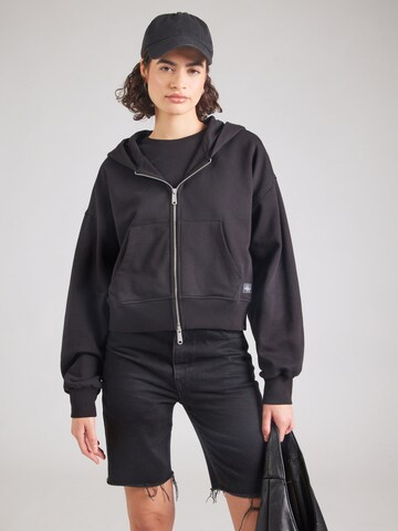 Calvin Klein Jeans Кофта на молнии в Черный: спереди