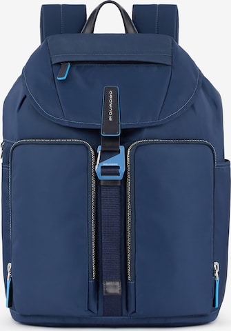 Piquadro Backpack in Blue: front