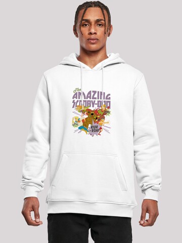 Sweat-shirt F4NT4STIC en blanc : devant