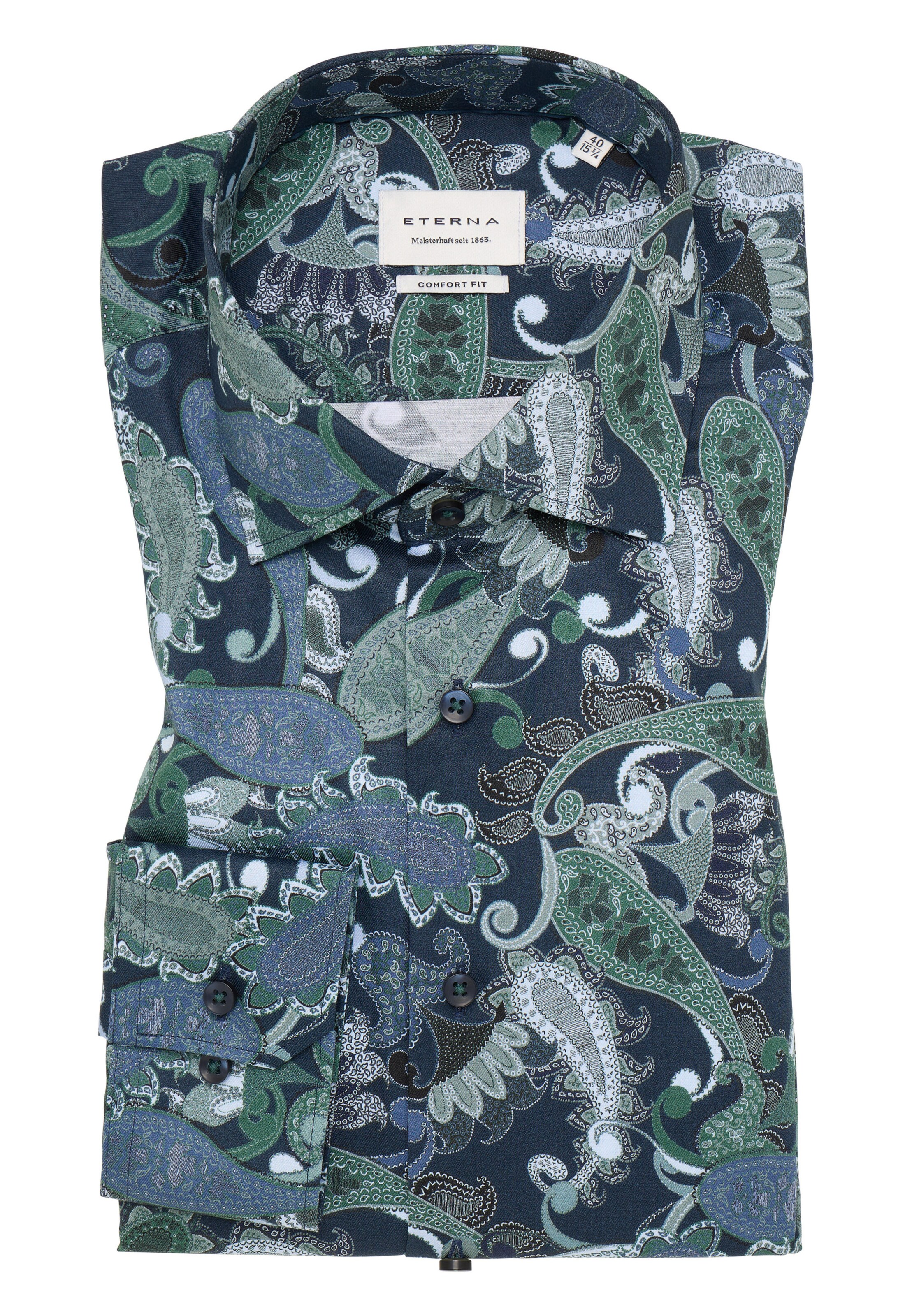 ETERNA Comfort fit Business shirt in Blue