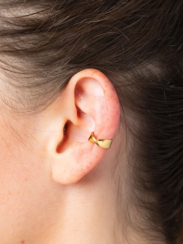 Orecchini 'Ear cuff June XS G' di YParis in oro: frontale