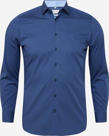 OLYMP Button Up Shirt in Blue: front