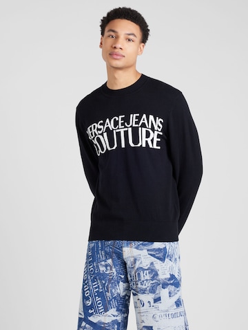 Versace Jeans Couture Pullover i sort: forside
