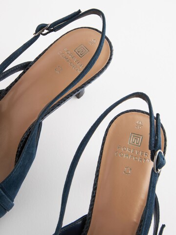 Next - Sapatos abertos atrás 'Forever Comfort' em azul
