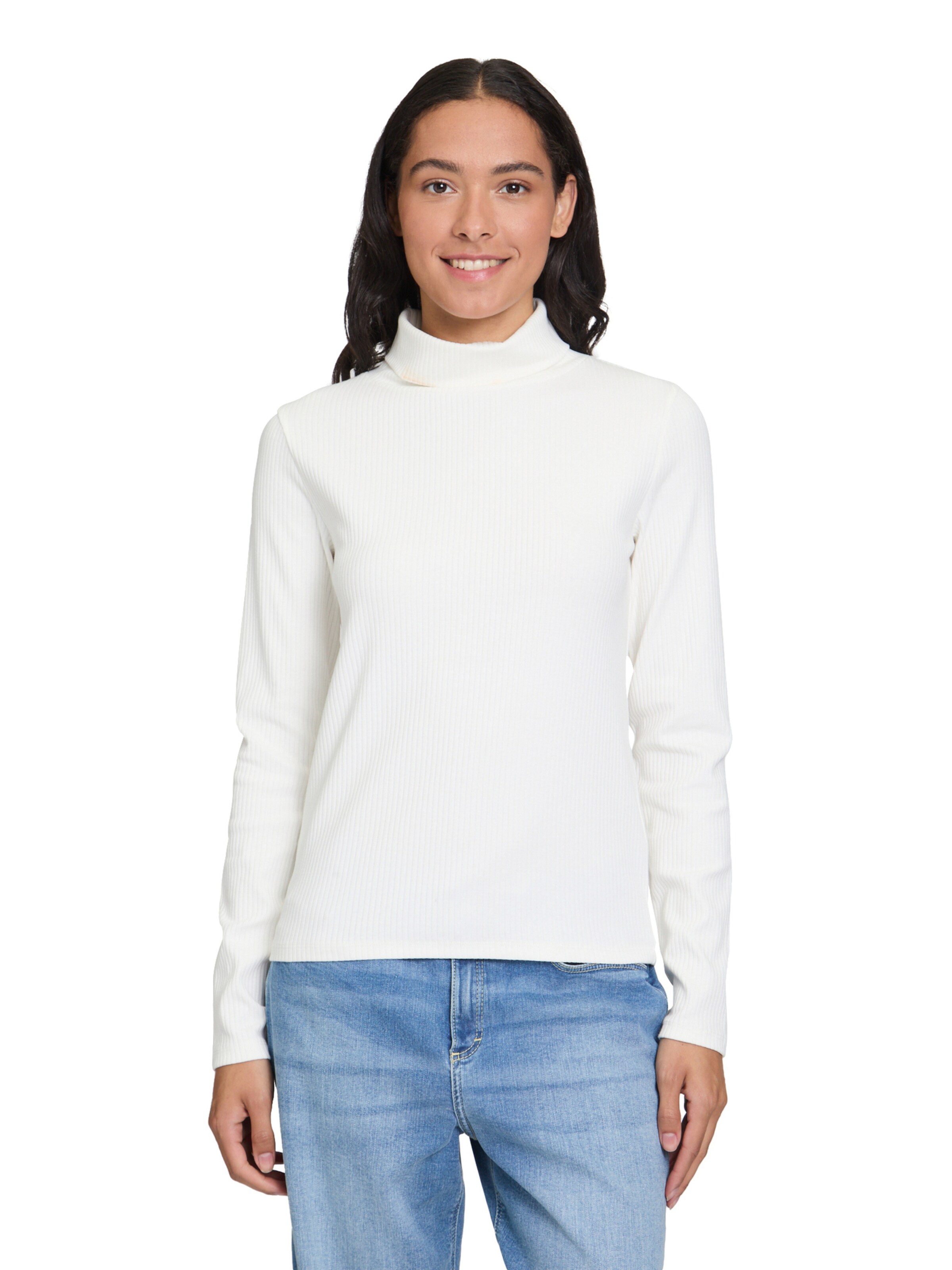 Cartoon Shirt in Wit: voorkant