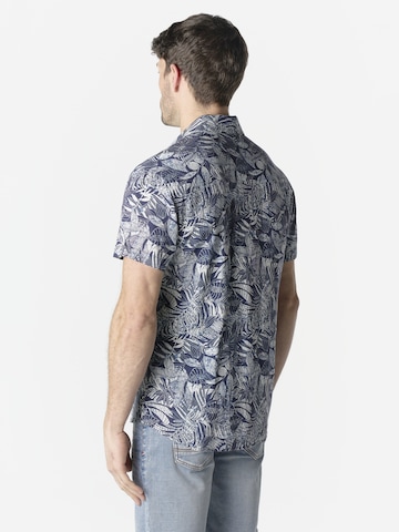 KOROSHI Regular fit Button Up Shirt in Blue