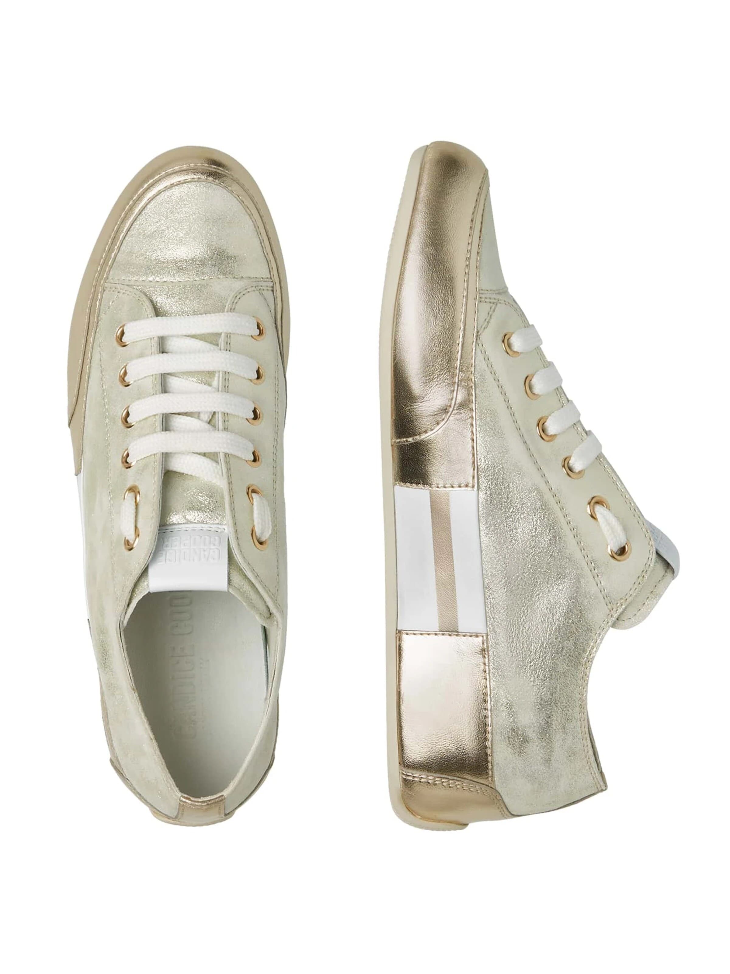 Candice Cooper Lace-up shoe 'ROCK PATCH S' in Gold