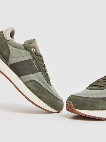 Pepe Jeans Sneakers 'Buster Tape' in Green
