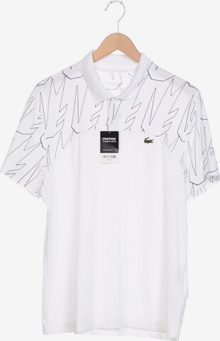Lacoste Sport Shirt in L-XL in White: front