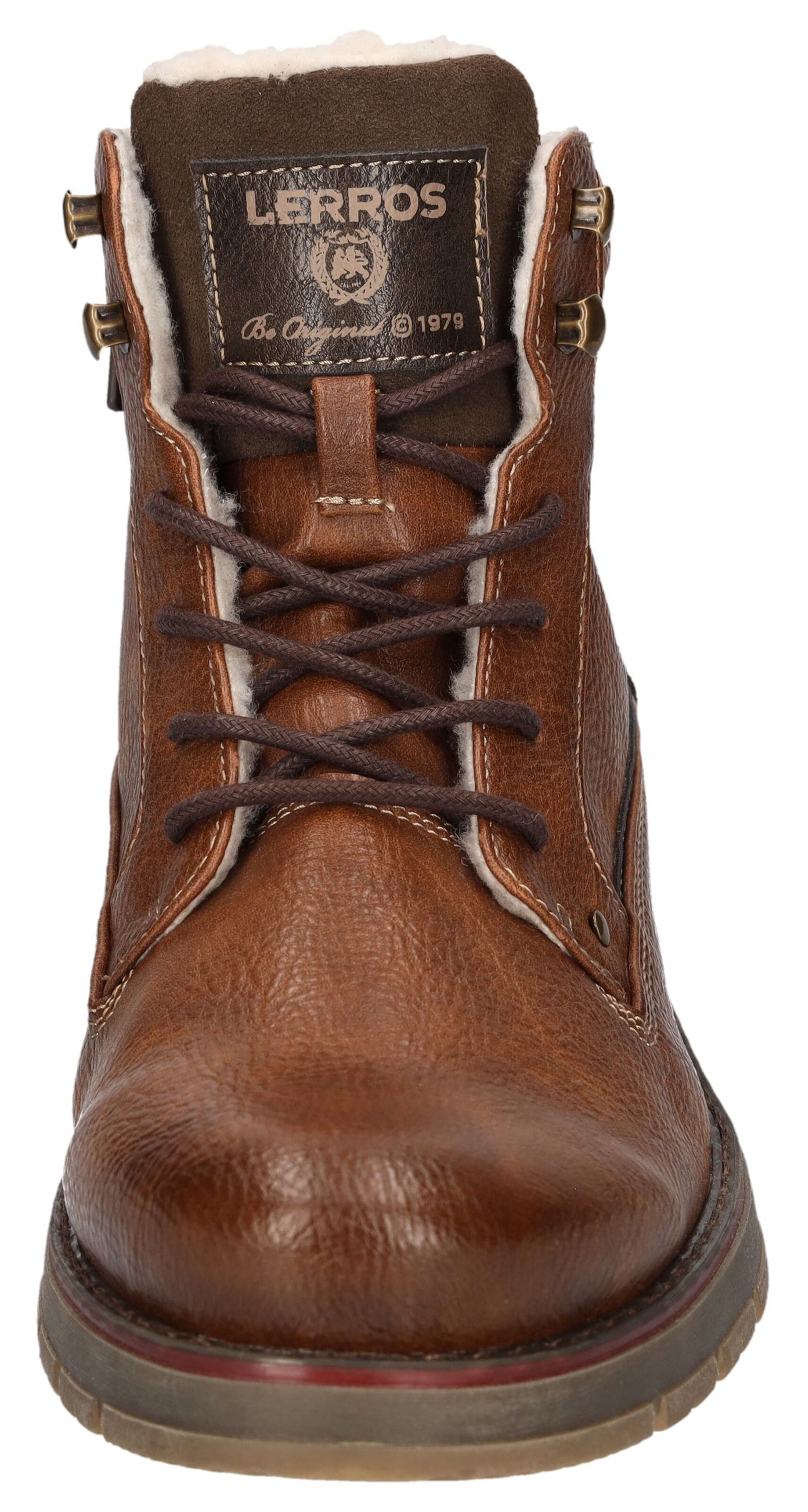 LERROS Lace-Up Boots in Brown