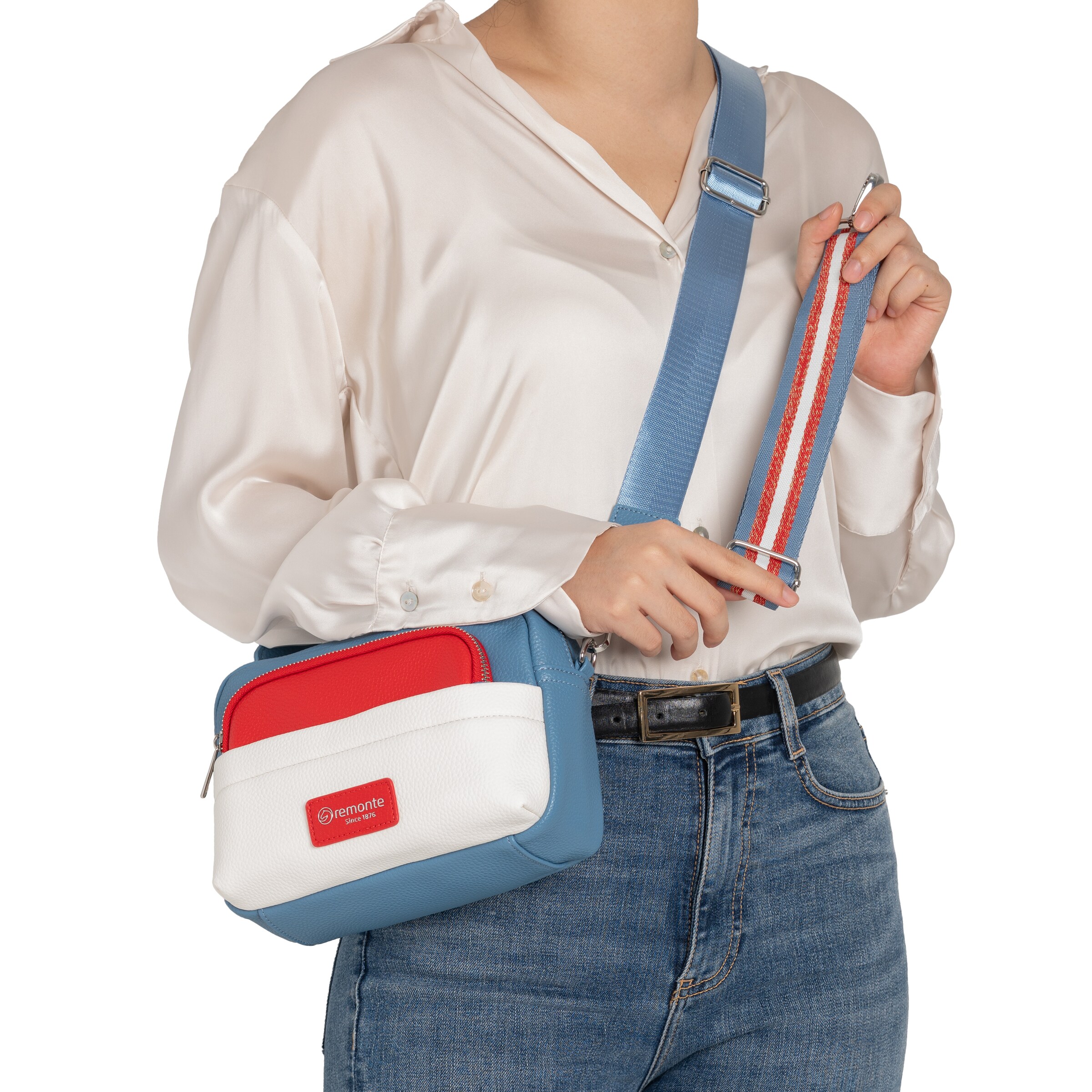 Sac à bandoulière 'Q0671' REMONTE en bleu