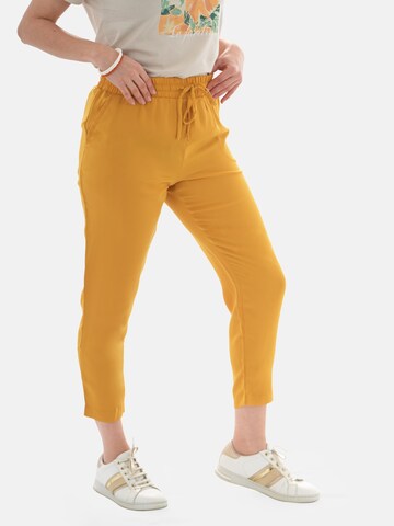 PANTONECLO Regular Trousers 'Pantoneclo Women's Trousers' in Yellow
