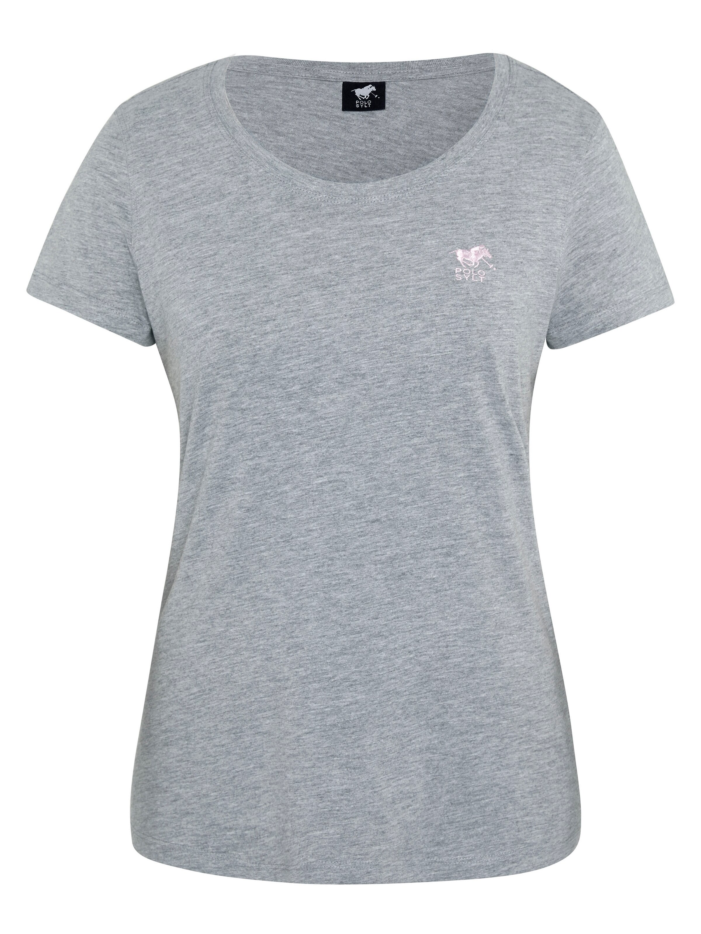 Polo Sylt Shirt in Grey: front