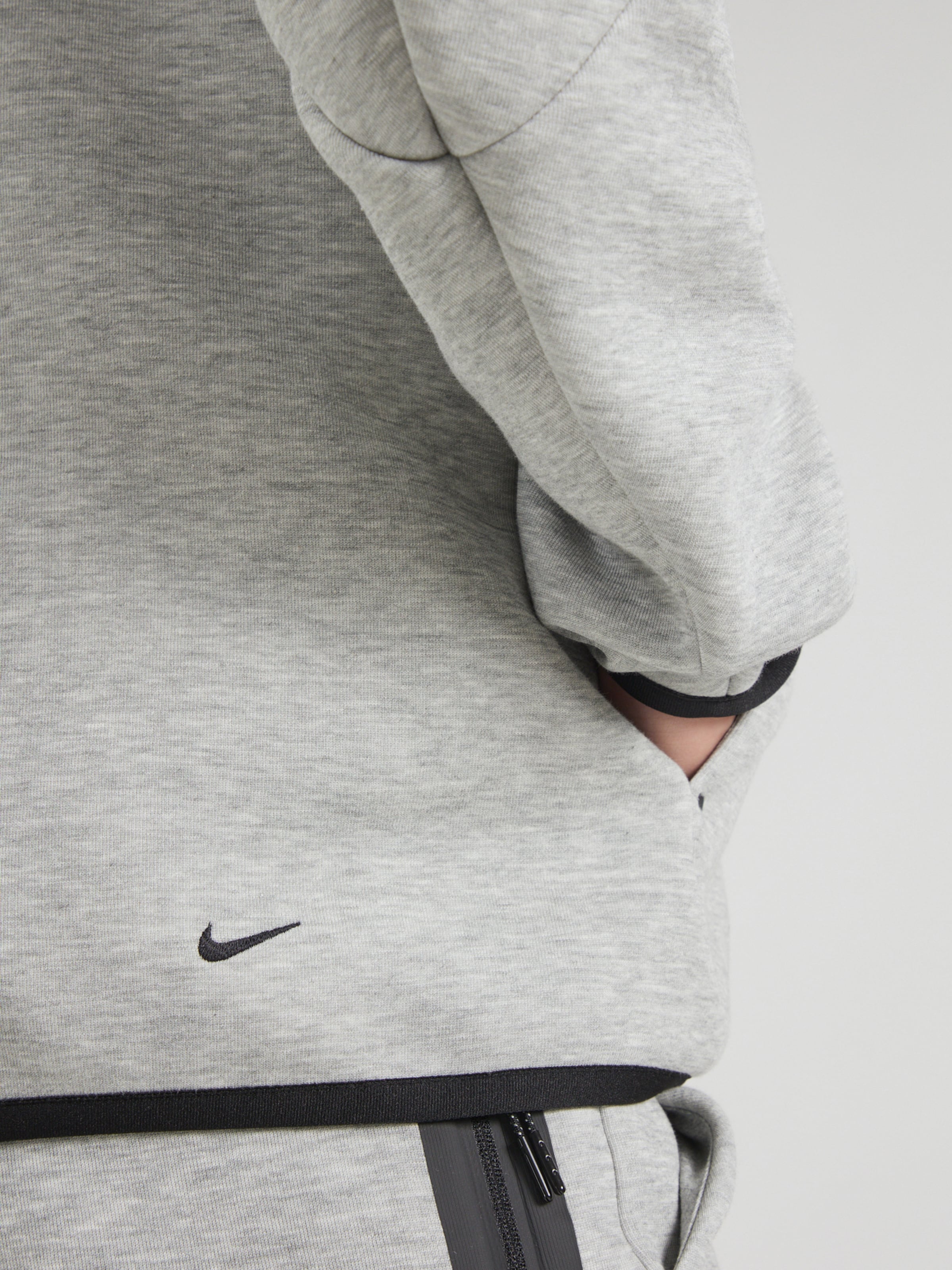 nike tech grey black white