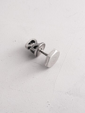 REYTEL - Pendientes 'HEXAGON' en plata