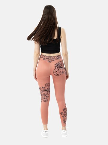 LEAFLETIC Skinny Leggings 'Leafletic Women`s Long Length Legging' in Pink