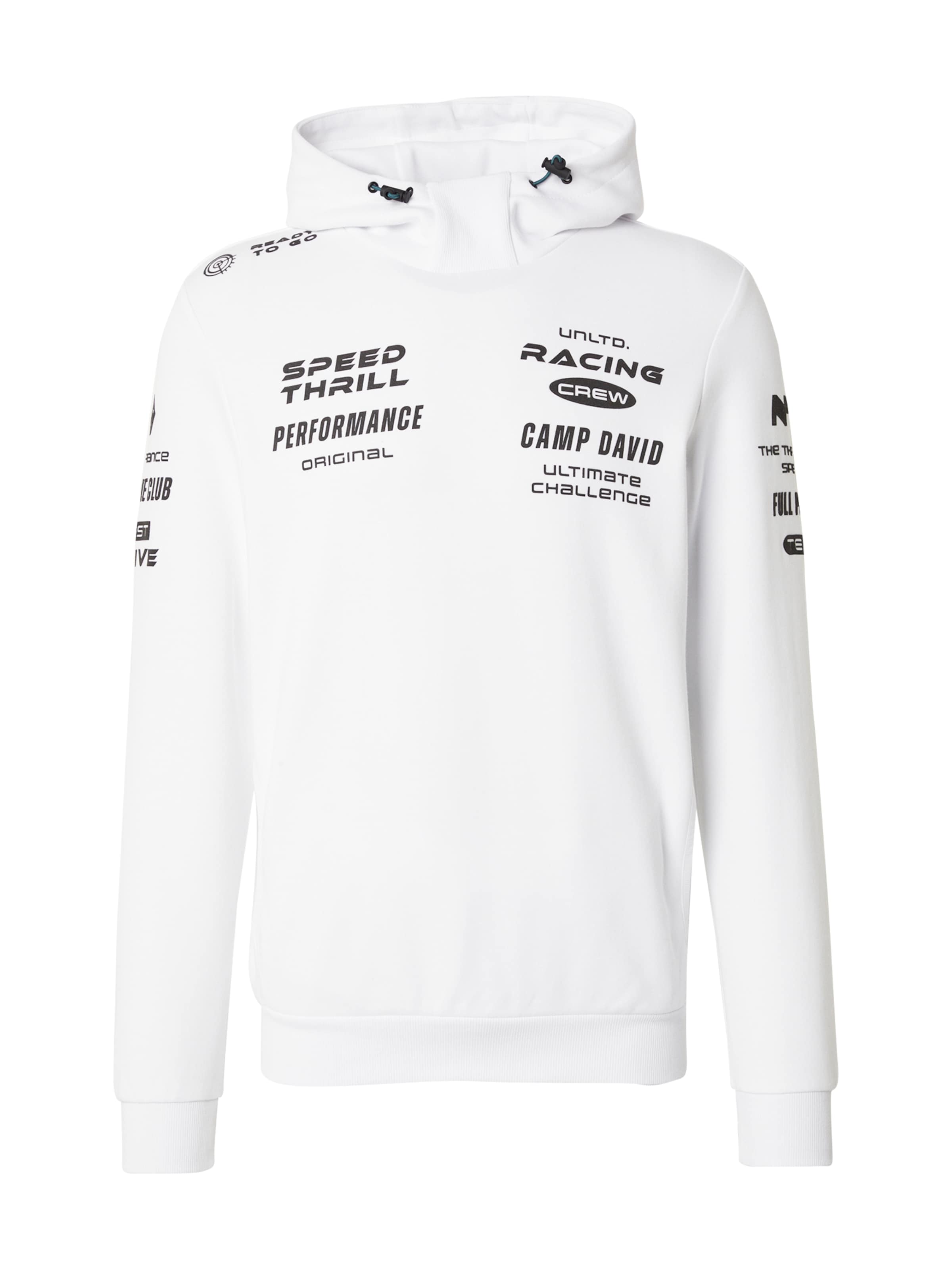 CAMP DAVID - Sweatshirt em branco: frente