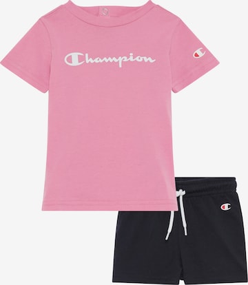 Champion Authentic Athletic Apparel Set in Pink: front