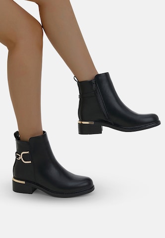 Elara Stiefelette in Schwarz