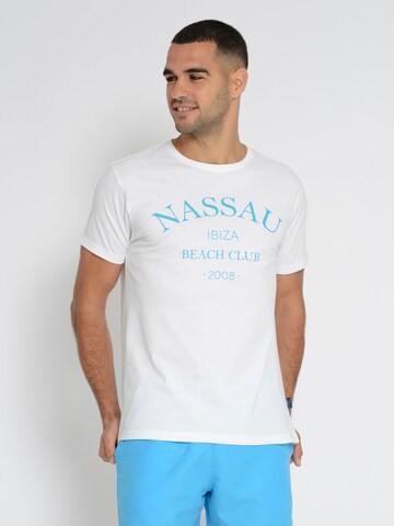 NASSAU Beach Club Shirt in White: front
