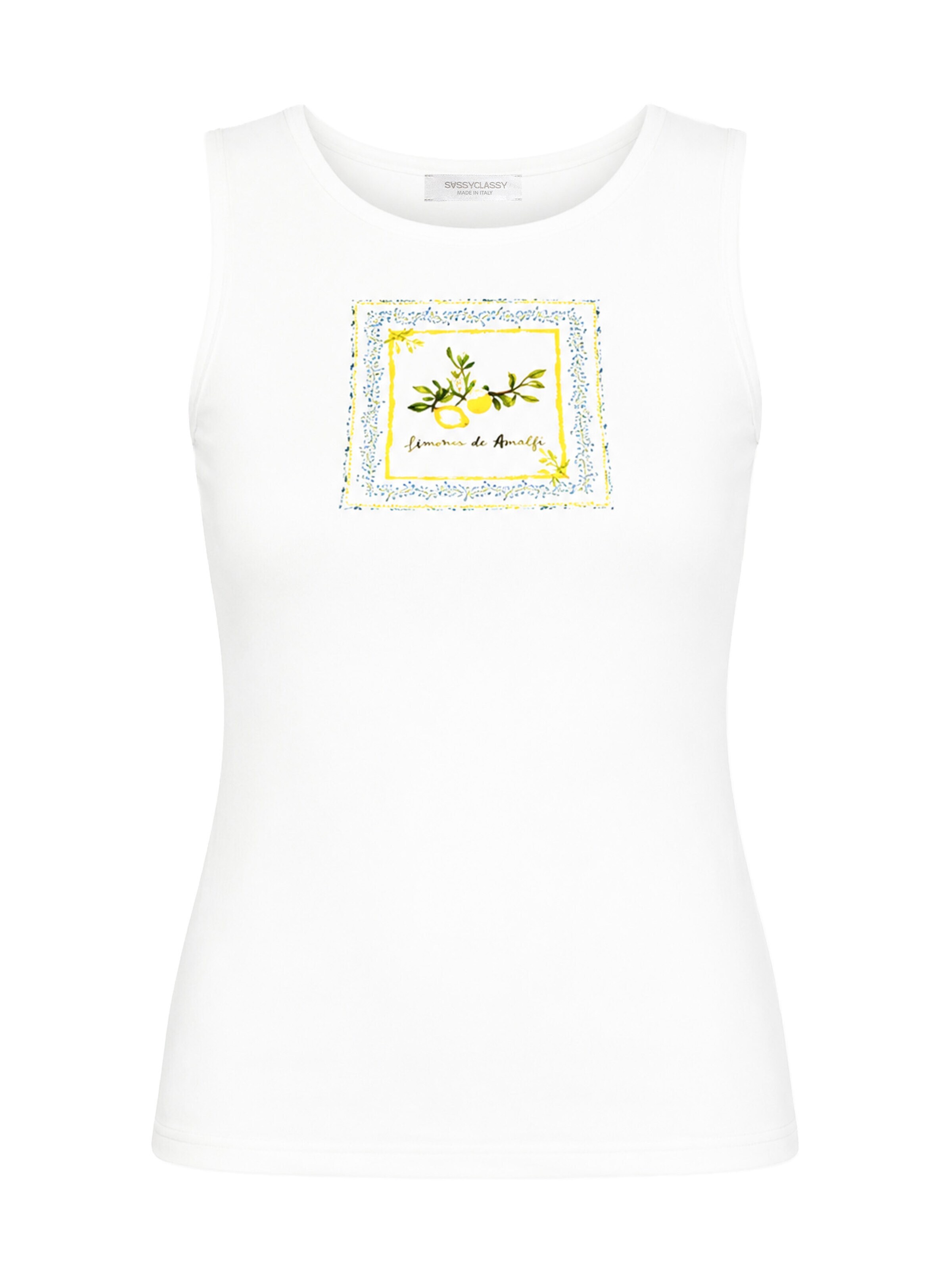 SASSYCLASSY Top‌‌‌‌‌ in Weiß: Vorderseite