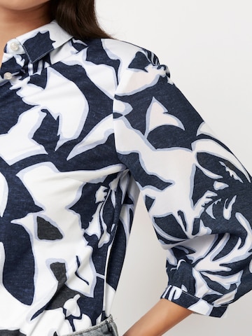 Chemisier 'Pia' DESOTO en bleu