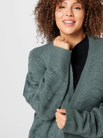 Cardigan 'Emana' KAFFE CURVE en vert