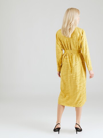 River Island Shirt Dress in Yellow