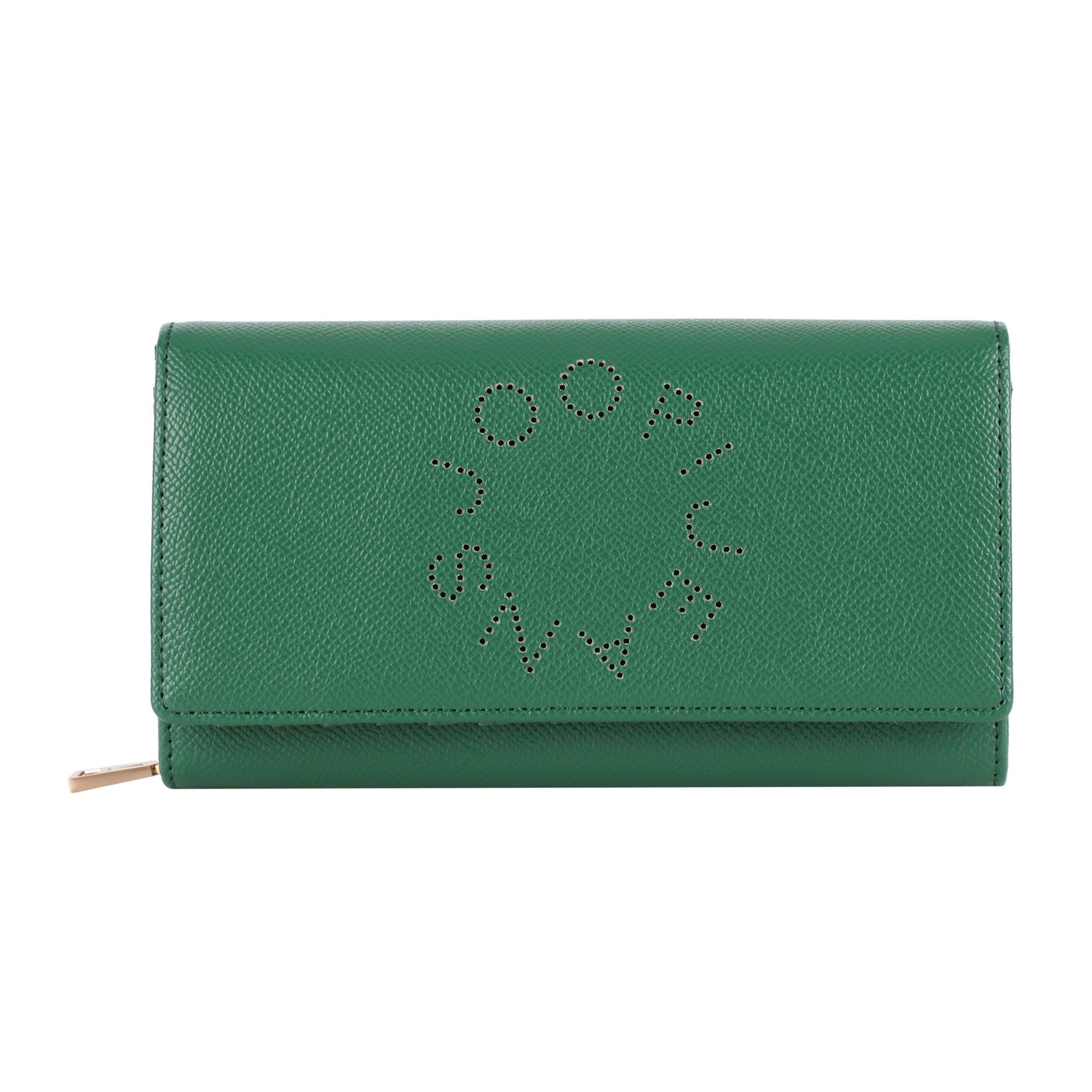 JOOP! Jeans Wallet 'Giro Europa' in Green: front