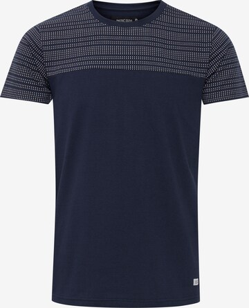 INDICODE JEANS Shirt 'Rosto' in Blauw: voorkant