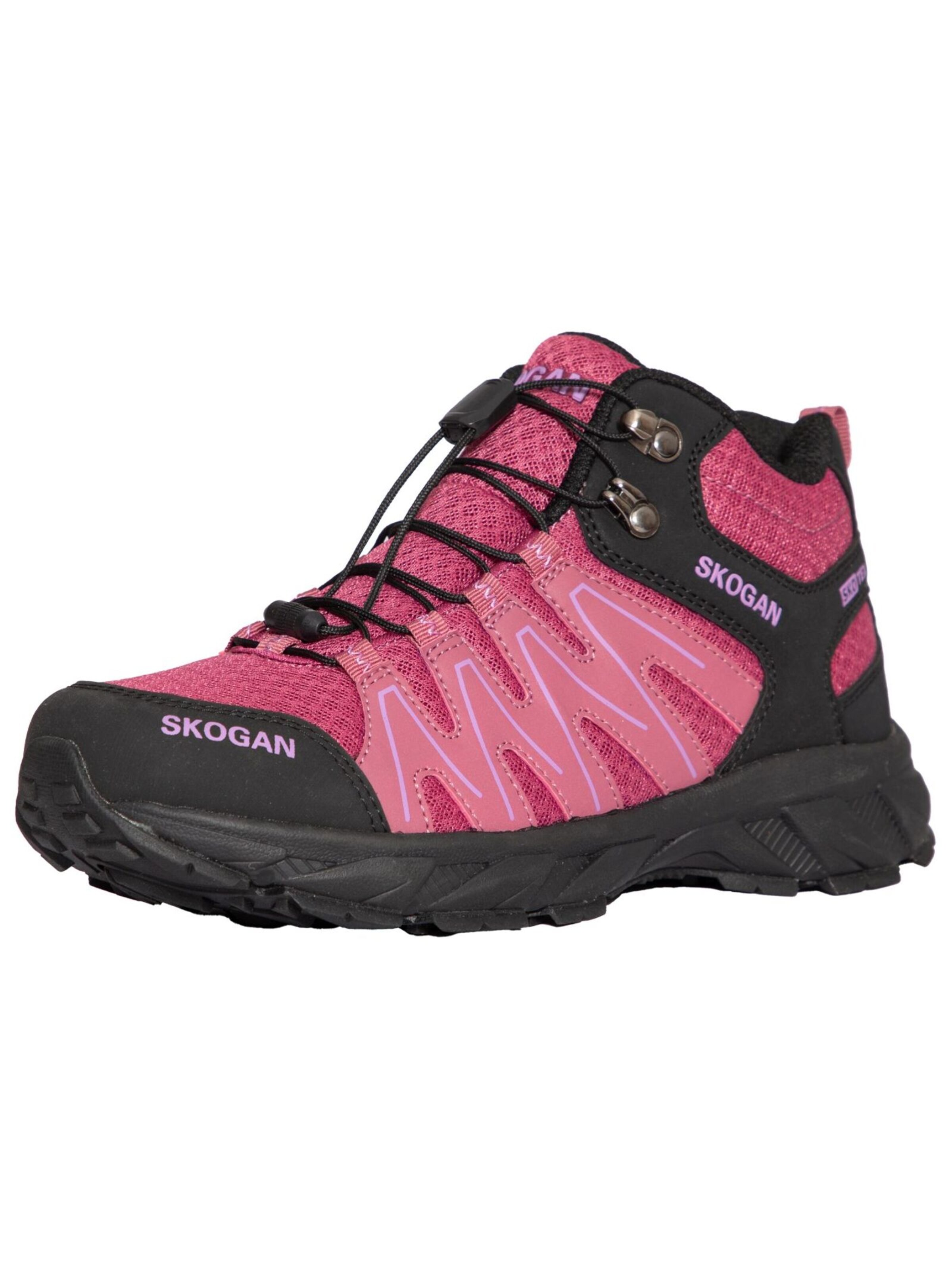 SKOGAN Platform trainers in Pink: front