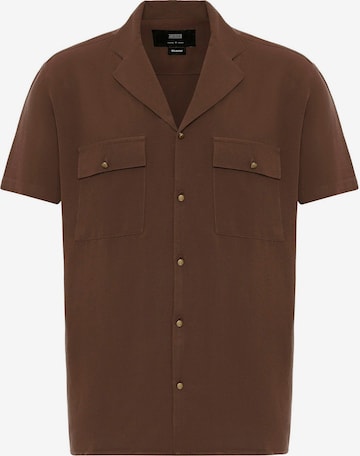 Camicia di Antioch in marrone: frontale