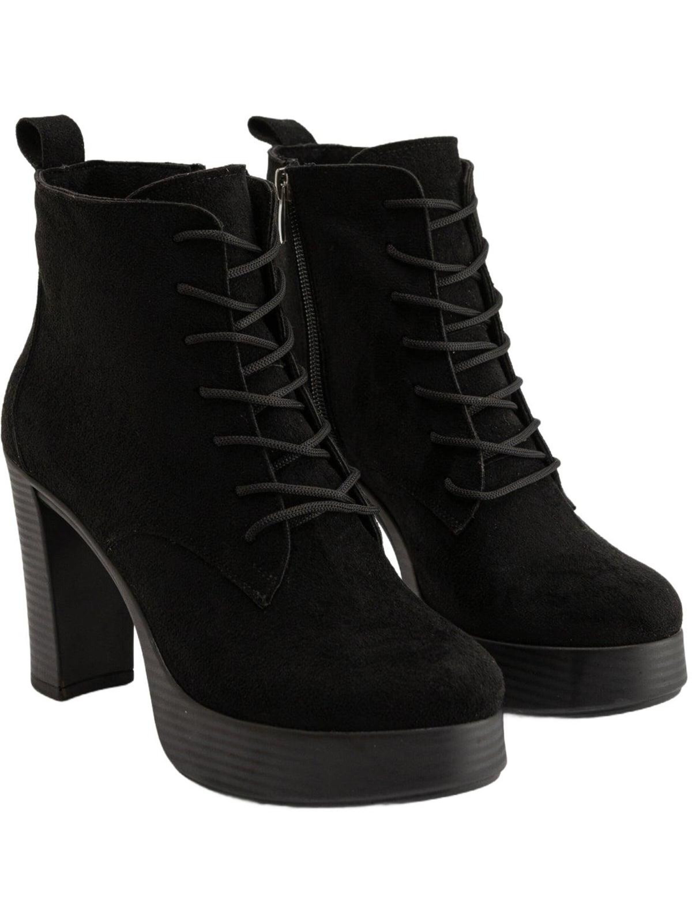 Limoya Lace-Up Boots 'Camia' in Brown