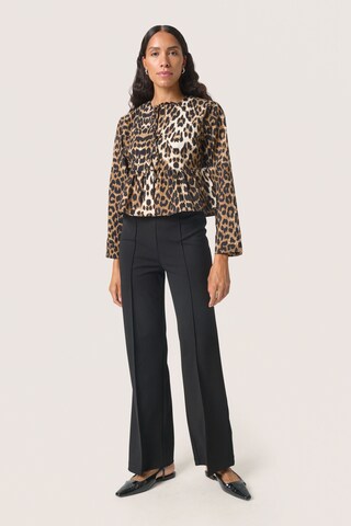 SOAKED IN LUXURY Blouse 'SLXala' in Brown