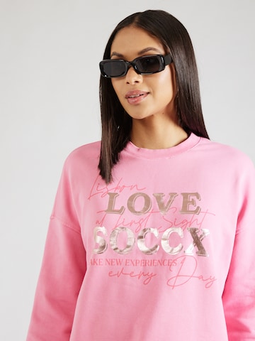 Soccx Sweatshirt i rosa