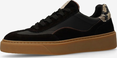 MANFIELD Sneaker in beige / braun / schwarz, Produktansicht