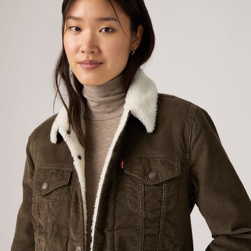 LEVI'S ® Демисезонная куртка 'Original Sherpa Trucker' в Зеленый