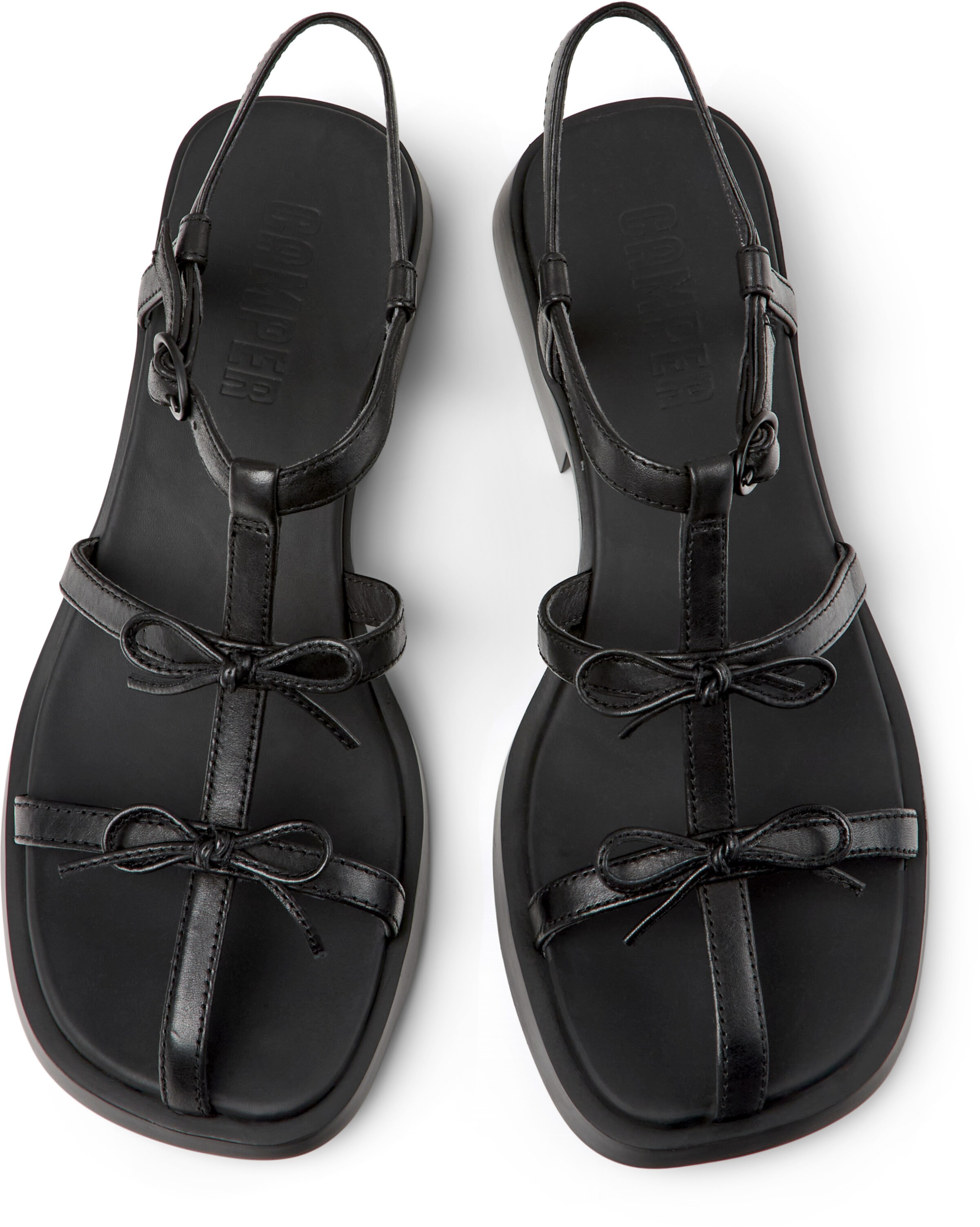 CAMPER Strap Sandals 'Dana' in Black