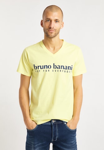 BRUNO BANANI T-Shirt 'Taylor' in Gelb: predná strana