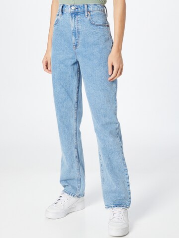 Abercrombie & Fitch Loosefit Jeans in Blauw: voorkant