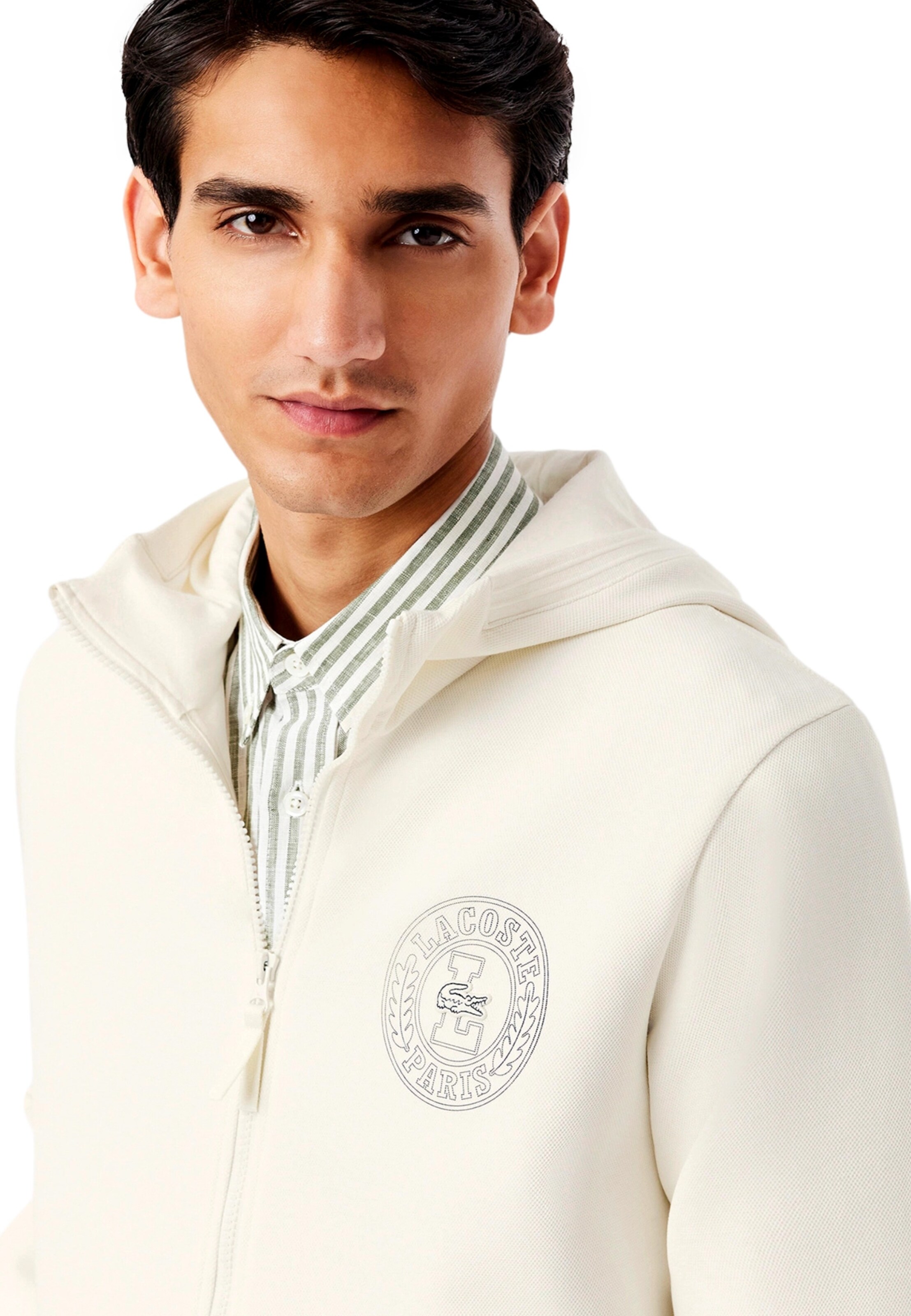 LACOSTE Sweatvest in Wit